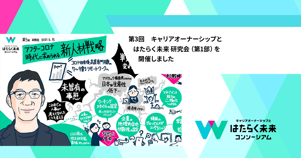 第3回 キャリアオーナーシップとはたらく未来 研究会（第1部）